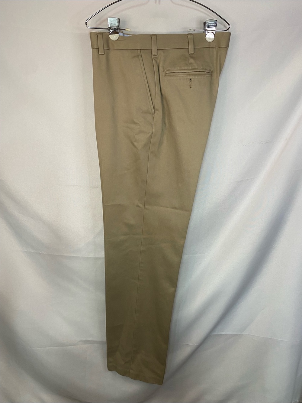 Jo’s A. Bank Men's Tan Tailored Fit Flat Front Pants 36x34